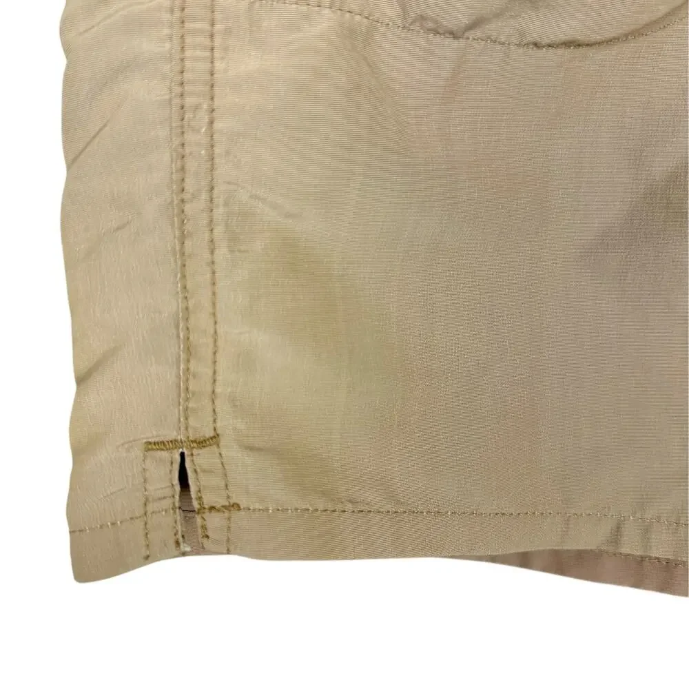 Stussy Big Basic Brown Water Shorts Men's Medium Tour Logo Swim Trunks Lined
